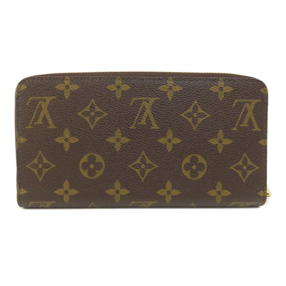 Louis Vuitton Monogram Long Wallet Vivienne Canvas Zippy Wallet Brown